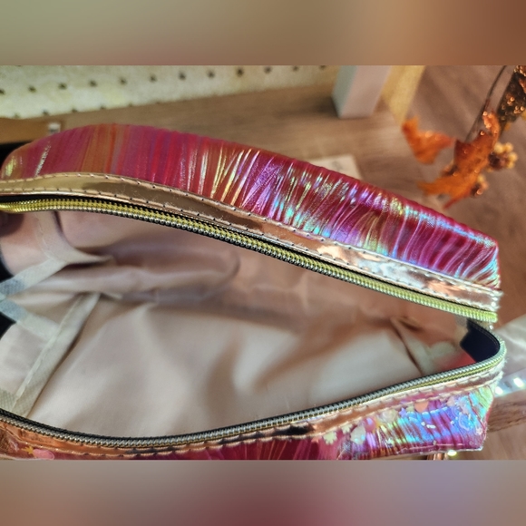 Pink Iridescent Makeup Bag - Picture 3 of 3